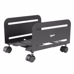 iggual SOP2, Support CPU de chariot, Tower, 10 kg, Noir, Métal, 4 roue(s)