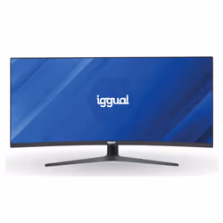 iggual IGG319543, 86,4 cm (34"), 3440 x 1440 pixels, Wide Quad HD, LED, 1 ms, Noir