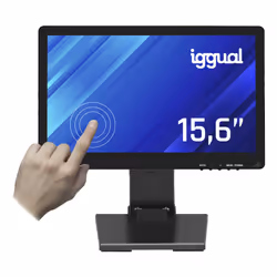 iggual MTL15PX, 39,6 cm (15.6"), 1600 x 900 pixels, HD+, LCD, 250 cd/m², Capacité
