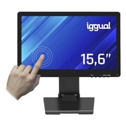 iggual MTL15PX Moniteur de caisse 39,6 cm (15.6") 1600 x 900 pixels HD+ LCD Écran tactile