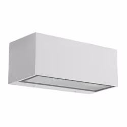 Leds-C4 Nemesis Aluminium - Applique murale d'extérieur à 1 lumière blanche IP54, E27 | Finition: blanc | Matériau: aluminium ...