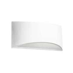 Leds-C4 Ges - Applique Murale Plâtre 1 Lumière Up & Down Blanc, E14