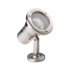 Leds-C4 Helio Aisi 316 - 1 projecteur extérieur en acier inoxydable Aisi 316 IP67, GU10 | Finition: acier inoxydable AISI 316 ...