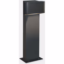 LedsC4 Balise Ip66 Diago Bollard Led 5W Blanc Chaud - 3000K Gris Urbain 286Lm