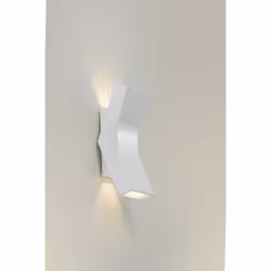LEDS C4 Bend 05-4394-78-M1 Aplique de uso interior para iluminar hacia arriba y hacia abajo Material de la estructura: Alumin ...
