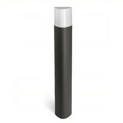 FORLIGHT Balise de Jardin Ip44 Mandela 800Mm E27 15W Gris Urbain 1500Lm
