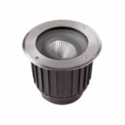 Leds-C4 Gea Cob - Lampadaire encastrable extérieur à LED Acier inoxydable Aisi 316 IP67 | Finition: acier inoxydable AISI 316 ...