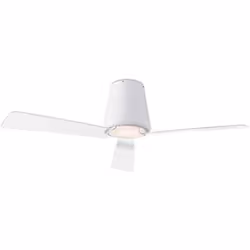 Este es un ventilador de techo con luz LED válido para uso en exteriores cubiertos y que cuenta con un motor potente pero sil ...