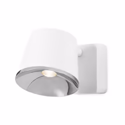 Leds-C4 Drone - Applique / Plafonnier Intérieur LED Intégré Chrome, Blanc | Finition: blanc, chrome | Matériau: aluminium | I ...