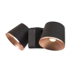 Leds-c4 - Drone - Applique / Plafonnier led Intégré Marron, Cuivre