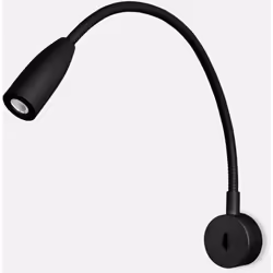 Leds-C4 Bed - Lampe de lecture murale LED noire 160lm 3000K | Finition: noir | Matériau: aluminium | Indice de protection IP: ...