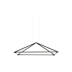 Grok Tubs - Plafonnier Décoratif led Noir Mat 90cm 3900lm 3000K