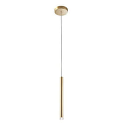 Leds-c4 - Grok Candle - Bougie Plafonnier Slim led Or Satiné 360lm 2700K