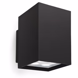 LEDS-C4 Afrodita Power LED, Surface, Rectangle, 1 ampoule(s), 3000 K, IP55, Noir, Transparent