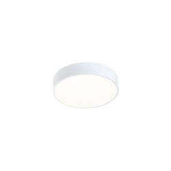 Leds-c4 - Caprice - Plafonnier encastré rond à led Coupe de phase blanche gradation 24cm 2040lm 3000K