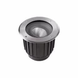Leds-C4 Gea - LED extérieure encastrée au sol en acier inoxydable poli 1950lm 2700K IP67 | Finition: noir, poli | Matériau: v ...