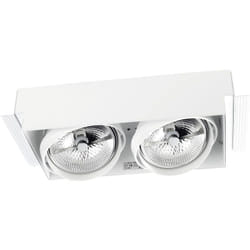 Leds-c4 - Downlight Multidir Double led 299Mm Trimless 100W 39.9º Blanco IP23 978Lm