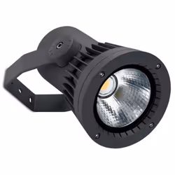 LEDS C4 Hubble Cob LED Ã26126mm Lumière d'affichage à LED d'extérieur Urban Grey IP65 IK07 4000K | Finition : Gris urbain | M ...