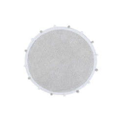 Lorena Canals Bubbly Tapis pour salle de jeux Gris Coton Rond