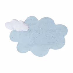 Lorena Canals Oh Joy, Bleu, Blanc, Monochromatique, Coton, Polyester, Carré, Intérieur & extérieur, Garçon/Fille