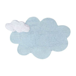 Lorena Canals Oh Joy Tapis pour salle de jeux Bleu, Blanc Coton, Polyester Carré