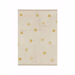 Lorena Canals C-HIDO-HNY, Beige, Marron, Motif, Coton, Tissu, Coton, Rectangle, Intérieure