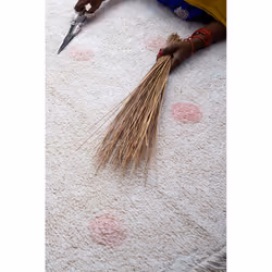 Lorena Canals C-HIDO-VNU Tapis pour salle de jeux Naturel, Rose Coton, Tissu Rectangle