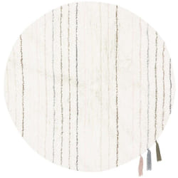 Tapis en laine enfant Arona Blanc ø 120