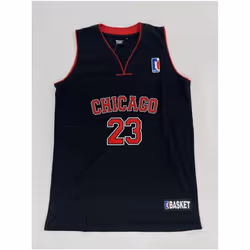 Chicago 23 Maillot de basket Noir Homme Sport Zone