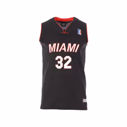 Maillot de basket - Sport Zone - Miami 32 - Noir - 100% polyester - Sans manche