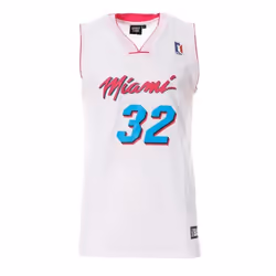 Miami Maillot de basket Blanc/Rose/Bleu Homme Sport Zone SEPL1004