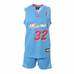 Miami Ensemble de basket Bleu/Rose Enfant Sport Zone