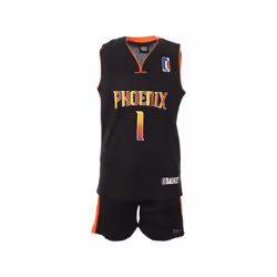 PHOENIX - Ensemble Basket junior - noir - 8 ans - Noir - Maillot basketball junior