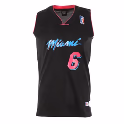 Maillot de basket Miami - Sport zone - Homme - Noir - 100% polyester