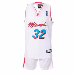Miami Ensemble de basket Blanc Enfant Sport Zone