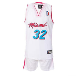 Miami Ensemble de basket Blanc Enfant Sport Zone