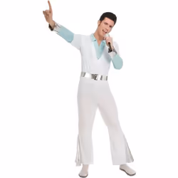 Déguisement disco homme blanc - Smiffys - Déguisement fièvre samedi soir - Polyester - Taille M/L