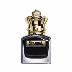 Jean Paul Gaultier Scandal Le Parfum, Hommes, 50 ml, Flacon rechargeable, Géranium, Fève Tonka, Bois de santal