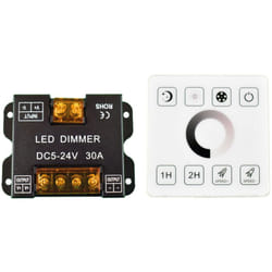 Contrôleur monochrome pour rubans led avec panneau tactile rf -