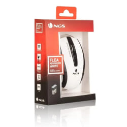 NGS White Flea Advanced souris Droitier RF sans fil Optique 1600 DPI