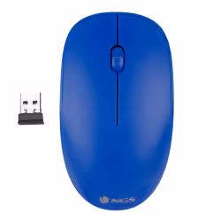 NGS Fog, Ambidextre, Optique, RF sans fil, 1200 DPI, Bleu