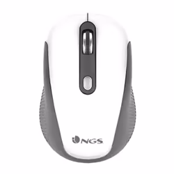 NGS HAZE, Ambidextre, Optique, RF sans fil, 1600 DPI, Noir, Blanc