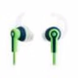 NGS Racer, Avec fil, 20 - 20000 Hz, Sports, Casque, Noir, Vert