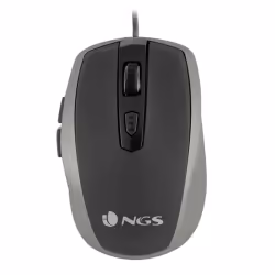 NGS Tick Silver, Droitier, Optique, USB Type-A, 1600 DPI, Argent