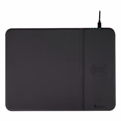 NGS PIER, Noir, Monochromatique, Alimenté par port USB, Base antidérapante, Tapis de souris de jeu