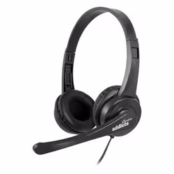 NGS VOX505 USB, Avec fil, 20 - 20000 Hz, Jouer, 80 g, Casque, Noir