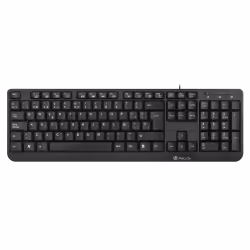 NGS FunkyV3, QWERTY, IT, Taille réelle (100 %), USB, Clavier à membrane, QWERTY, Noir