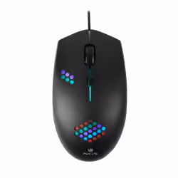NGS GMX-120, Ambidextre, Optique, USB Type-A, 1200 DPI, Noir