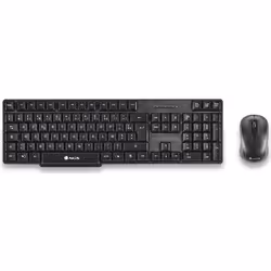 NGS EUPHORIA KIT FRENCH, Taille réelle (100 %), RF sans fil, AZERTY, Noir, Souris incluse