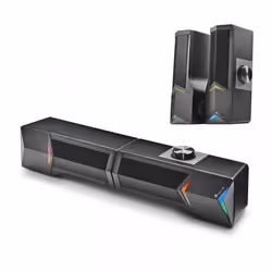 NGS GSX-B1200, 2.0 canaux, Avec fil &sans fil, 12 W, 150 - 20000 Hz, 4 Ohm, Noir